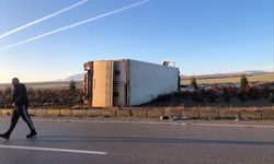 Feci kazada sürücü can verdi!