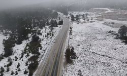 Muğla'nın yüksek kesimleri beyaza büründü