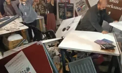 Kitap fuarında Veryansın Tv ve Pankuş Yayınları standına saldırı