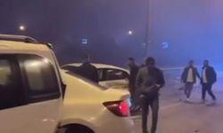 13 araç zincirleme kazaya karıştı: 7 yaralı