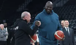 Erdoğan Shaquille O'Neal'la buluştu