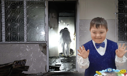 Alevler arasında can vermişti.... Eymen abisinin öldüğü gün doğmuş!