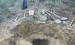 Karacasu'da kaçak kazıya jandarmadan suçüstü; 5 gözaltı