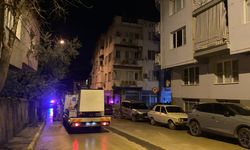 Manisa’da 4 katlı binada yangın