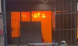 Manisa’da marangoz atölyesinde yangın