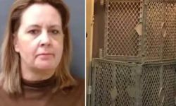 Evlat edindiği çocuklarını kafese kapatan anneye 80 yıl hapis cezası