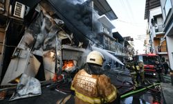 Buca’da iş yeri yangını panik yarattı