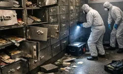 'Gizemli sıvı' ile banka soygunu: Havalandırmadan girip 14 kasayı patlattılar!