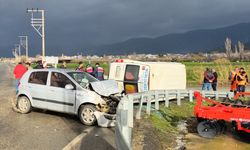 Ödemiş'te kaza: Yaralılar var!