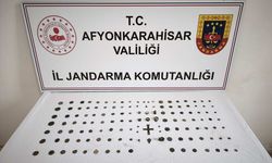 Afyonkarahisar'da 133 sikke ve obje ele geçirildi