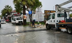 Çeşme'de eş zamanlı yağış seferberliği