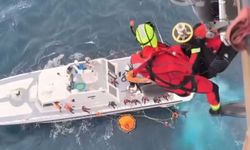 MSB görüntüleri paylaştı... Foça’da helikopterli kurtarma!