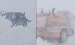 Ardahan'da çığ felaketi: İş makineleri kar altında kaldı!
