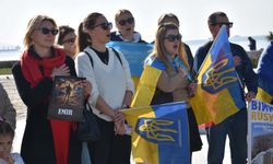 İzmir'de yaşayan Ukraynalılardan barış çağrısı