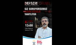 Çiğli'de 6 Şubat depremlerinin yıl dönümünde deprem forumu