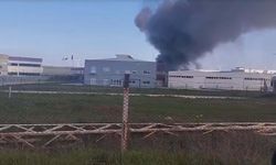Oyuncak fabrikasında korkutan yangın!
