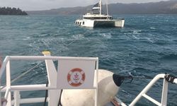 Sürüklenen tekneye acil müdahale