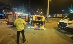 Ambulans ile cip çarpıştı: Yaralılar var!