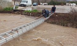 Muğla'da sağanakta mahsur kalanlar kurtarıldı!