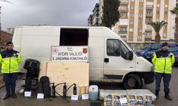 Aydın'da minibüste 27 kaçak göçmen yakalandı