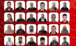 23'ü kırmızı bültenle aranan 41 suçlu yakalandı