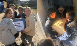 Minik kalplerden yaşlılara gıda yardımı kolisi