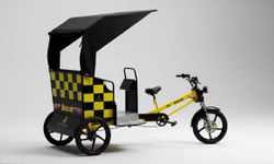 Bisiklet taksi yola çıkıyor!