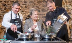 Tugay tezgahın başına geçti... Tire köfte yaptı!