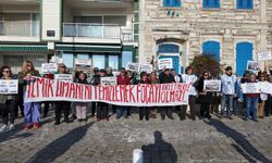 Foça'da 'çamur' isyanı!