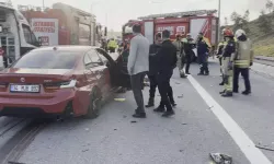 Eyüpsultan TEM Otoyolu'nda zincirleme kaza: 1 ölü 1 yaralı