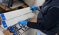 Sahte plaka şebekesine operasyon!