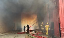 Sanayi sitesinde yangın paniği!