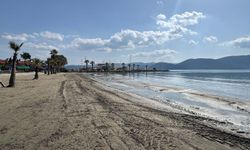 Akyaka'da deniz çekildi, Köyceğiz Gölü de normale döndü