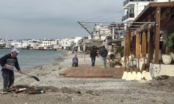 Bodrum'da kıyı kanununa aykırı yapılar tahliye ediliyor