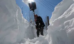 Bitlis'te kar kalınlığı 2 metreyi aştı, ulaşım tünellerden sağlanıyor