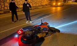 Genç motosikletli kaza kurbanı!