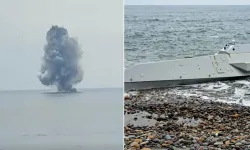 İnsansız deniz aracı kıyaya vurdu: Dikkat çeken 'mühimmat' açıklaması