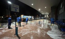 Aydın’da bayram öncesi otobüs terminallerinde temizlik çalışması