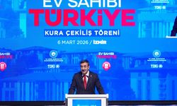 Cumhurbaşkanı Yardımcısı Yılmaz çekiliş töreninde konuştu: İzmir biraz geri kalmış!