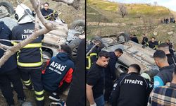 Şarampole yuvarlanan araçta acı son: Baba ve 6 yaşındaki kızı can verdi!