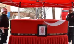 Kaza şehidi polis memuru, son yolculuğuna uğurlandı