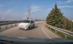 Ters yönde ilerleyen otomobilin sürücüsüne ceza