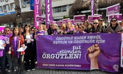 DİSK'li kadınlardan İzmir'de 8 Mart eylemi!