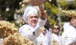 Mesir Festivali’nde 5 bin kişilik pilav ikramı