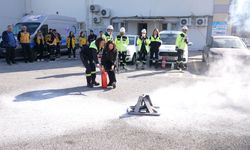 Aliağa Belediyesi'nde yangın tatbikatı!