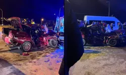 Mersin'de minibüs ile otomobil çarpıştı: 1 ölü