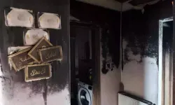 Evi ateşe verip babasını aradı: Gelin söndürün