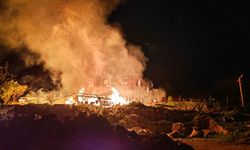 Alevler geceyi aydınlattı: 1 kişi ölümden döndü!