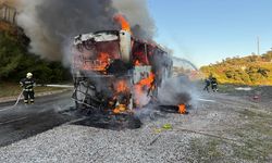 Faciadan dönüldü... Alev alev yandı!