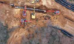 Doğal gaz çalışması sırasında heyelan: 1 işçi hayatını kaybetti